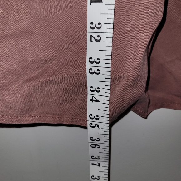 Buffalo David Bitton Mocha Brown Boho Peasant Mini Dress Pockets NWT - Picture 11 of 13